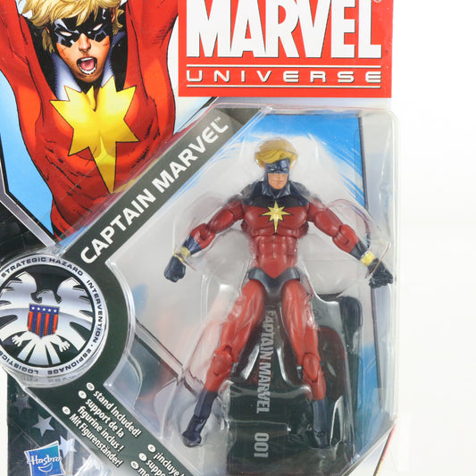 Marvel Universe Series 3 001 Captain Marvel 3.75" Action Figure Hasbro 