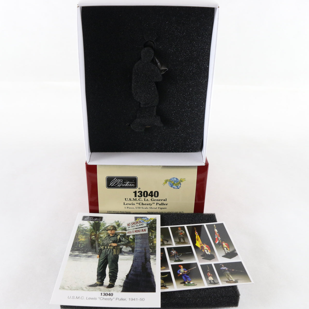USMC LT General Lewis Chesty Puller Soldier Britains 1:30 13040 Metal Figure