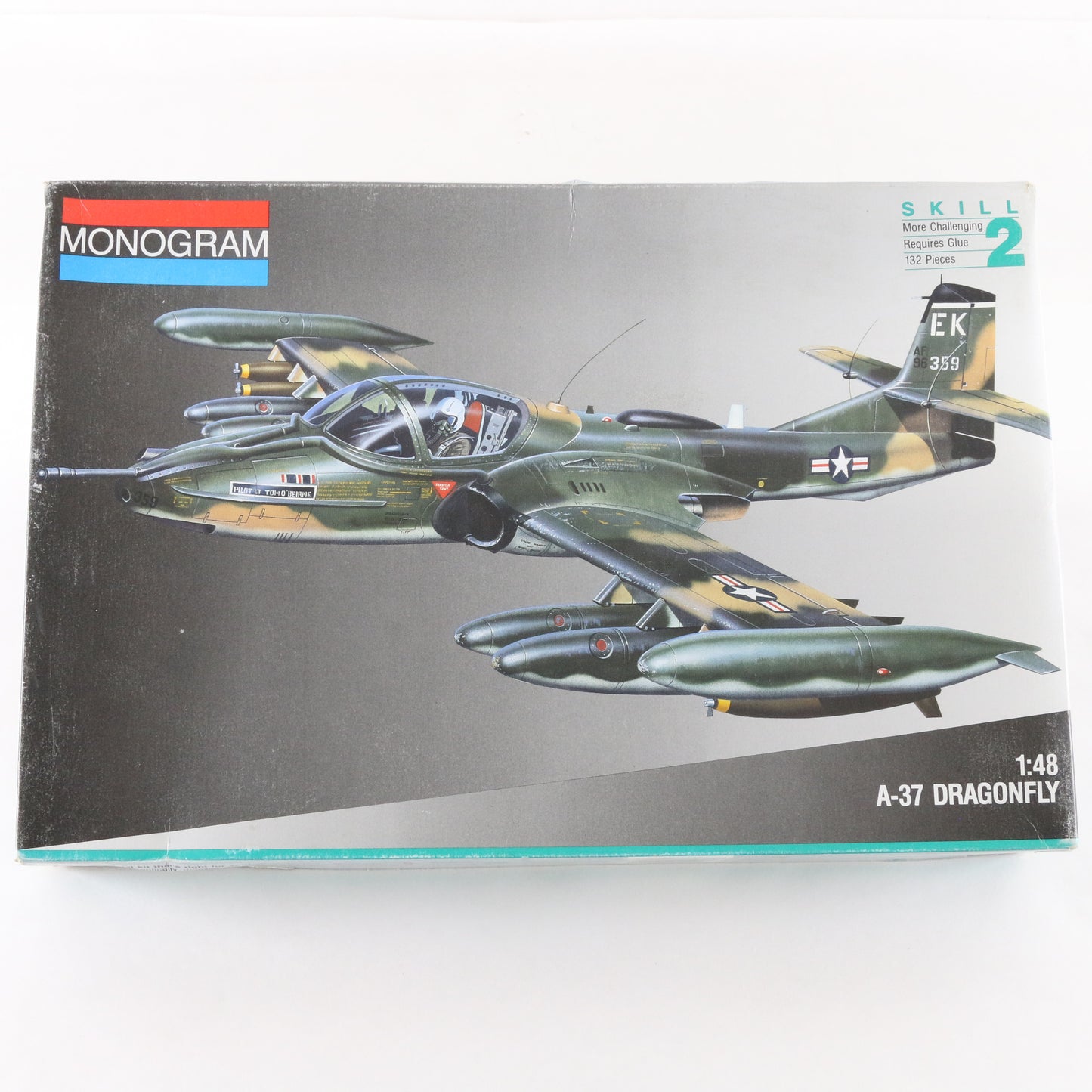 A-37 Dragonfly Cessna Attack Plane Monogram 1:48 Model Aircraft Kit 5486