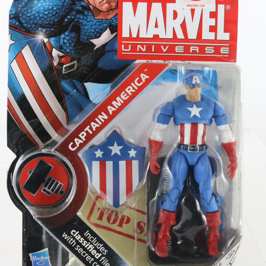 Marvel Universe Series 2 008 Captain America 3.75" Action Figure Hasbro 