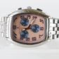 Potger Pietri Swiss Chronograph Quartz Watch Stainless Steel Pink 5 Atm Pp002ch