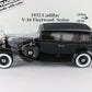 1932 Cadillac V-16 Fleetwood Sedan Black Danbury Mint 1:24 Diecast Model Car