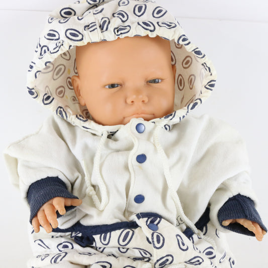 Vintage Berjusa Baby Doll Large 20" W/ Magi Clothing