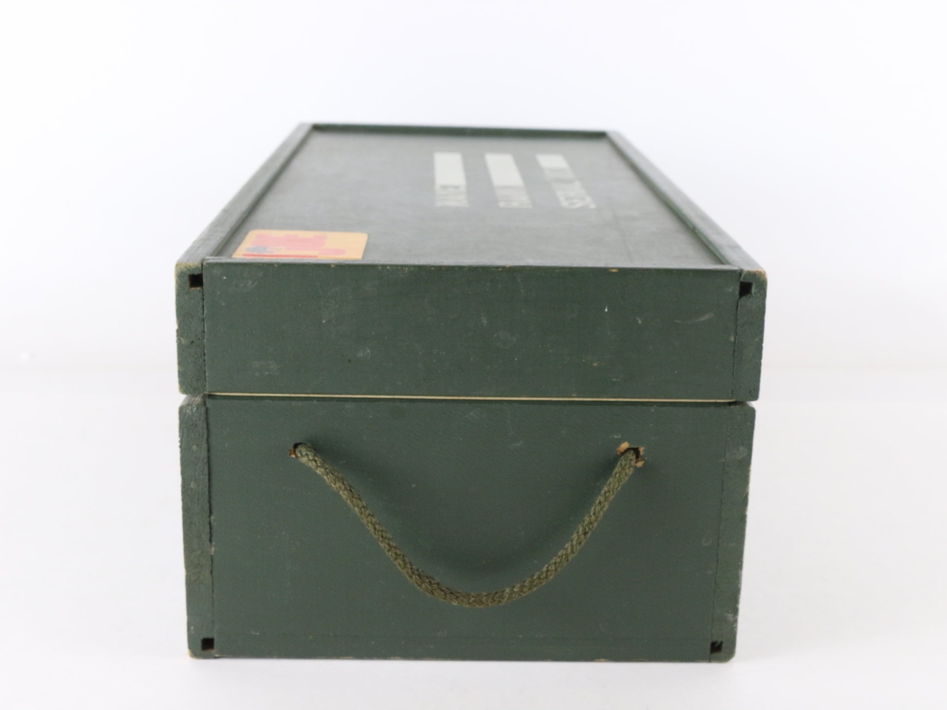  1960s Hasbro Gi Joe Wooden Military Footlocker Case W/ Tray