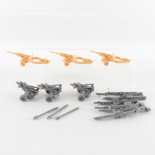 Lot Of 6 M102 & M198 155mm Howitzer Artillery Pieces 1:87 3D Printed Models