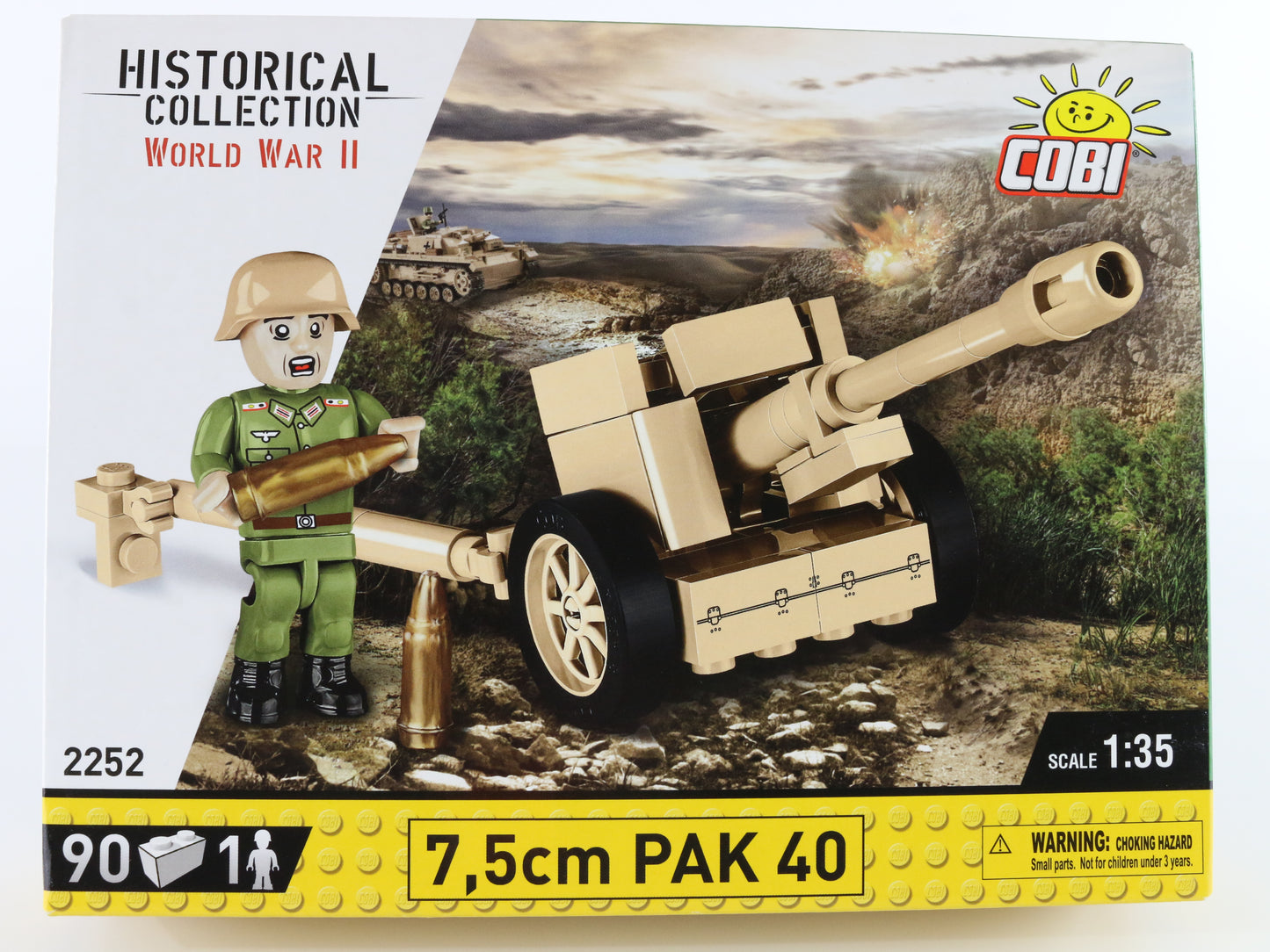 7 5 Cm Pak 40 Anti Tank Gun WW2 Historical Collection Cobi 1:35 2252