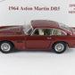 1964 Aston Martin DB5 Coupe Dubonnet Red Danbury Mint 1:24 Diecast Model Car