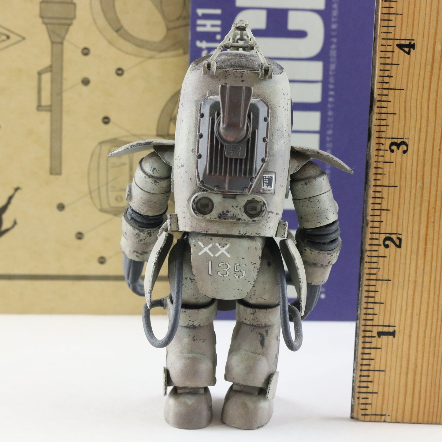 Maschinen Krieger Zbv3000 Heinrich Panzer Kampf Anzug Ausf H1 1:20 Built Painted