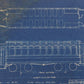 Milwaukee Electric Plan & Elevation Cars 196-249 Inclusive Blueprint 1922 9.75"