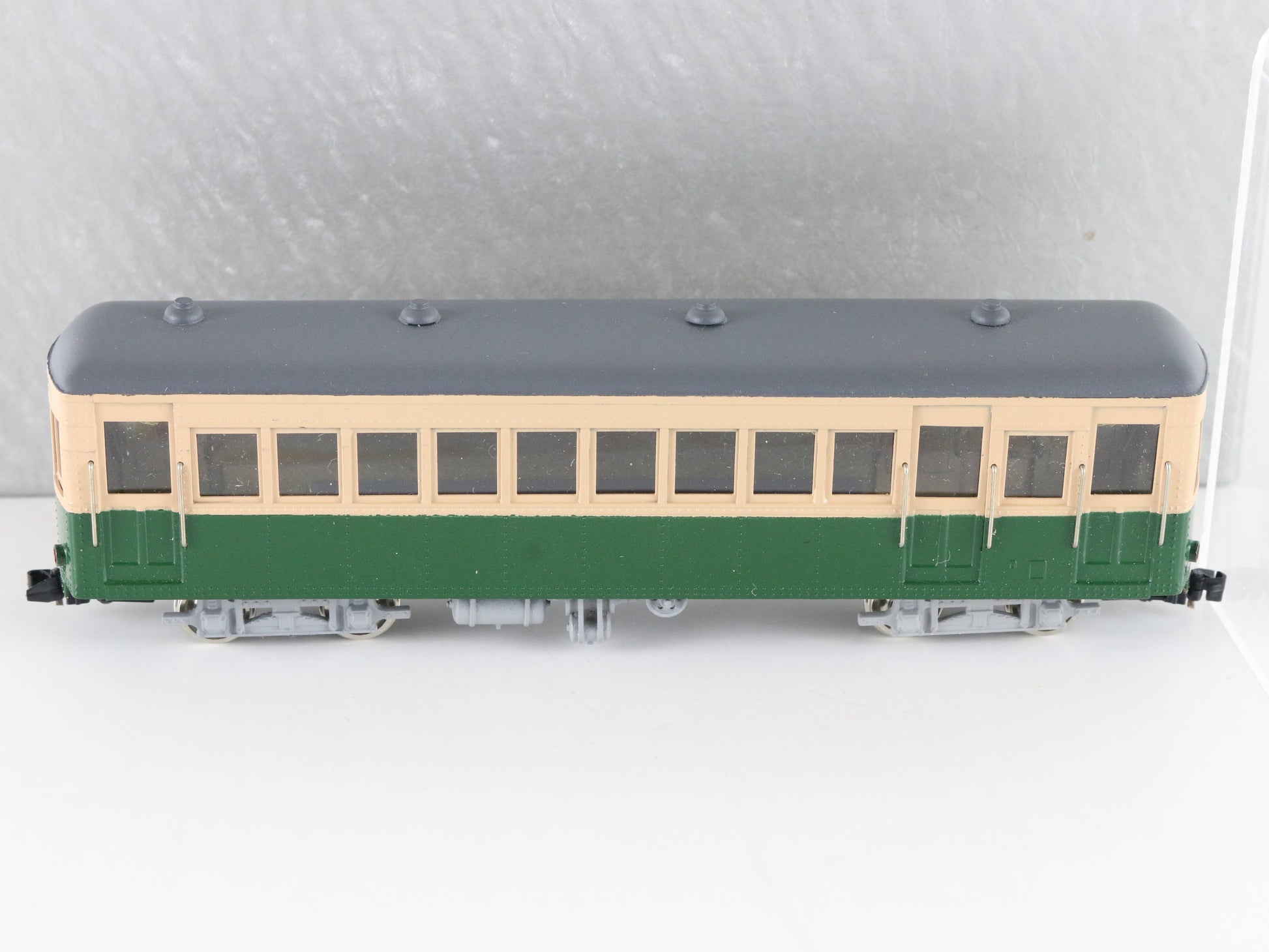 Coral Ueda Kotsu N Green Painted Brass Trolly Passenger Car