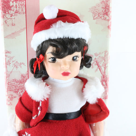 Terri Lee Holiday 200 Christmas Santa Hat 16" Vinyl Doll W/ Accessories 985/5000
