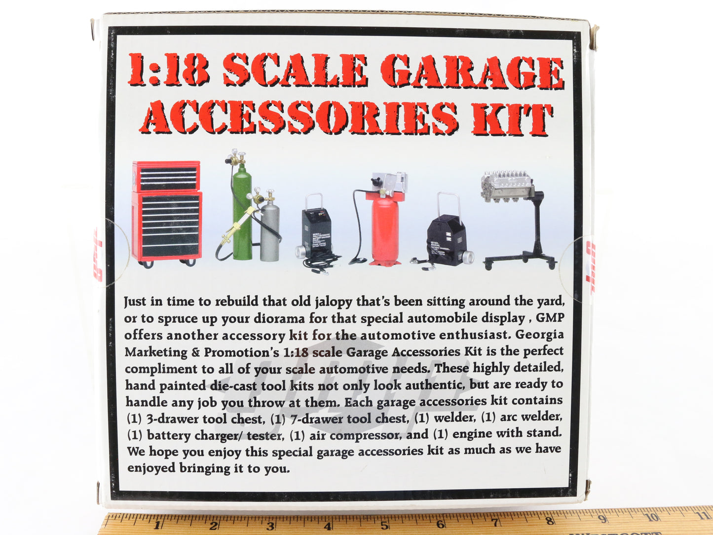 Garage Accessories Kit Tools & Parts Dept GMP 1:18 Diecast 9010