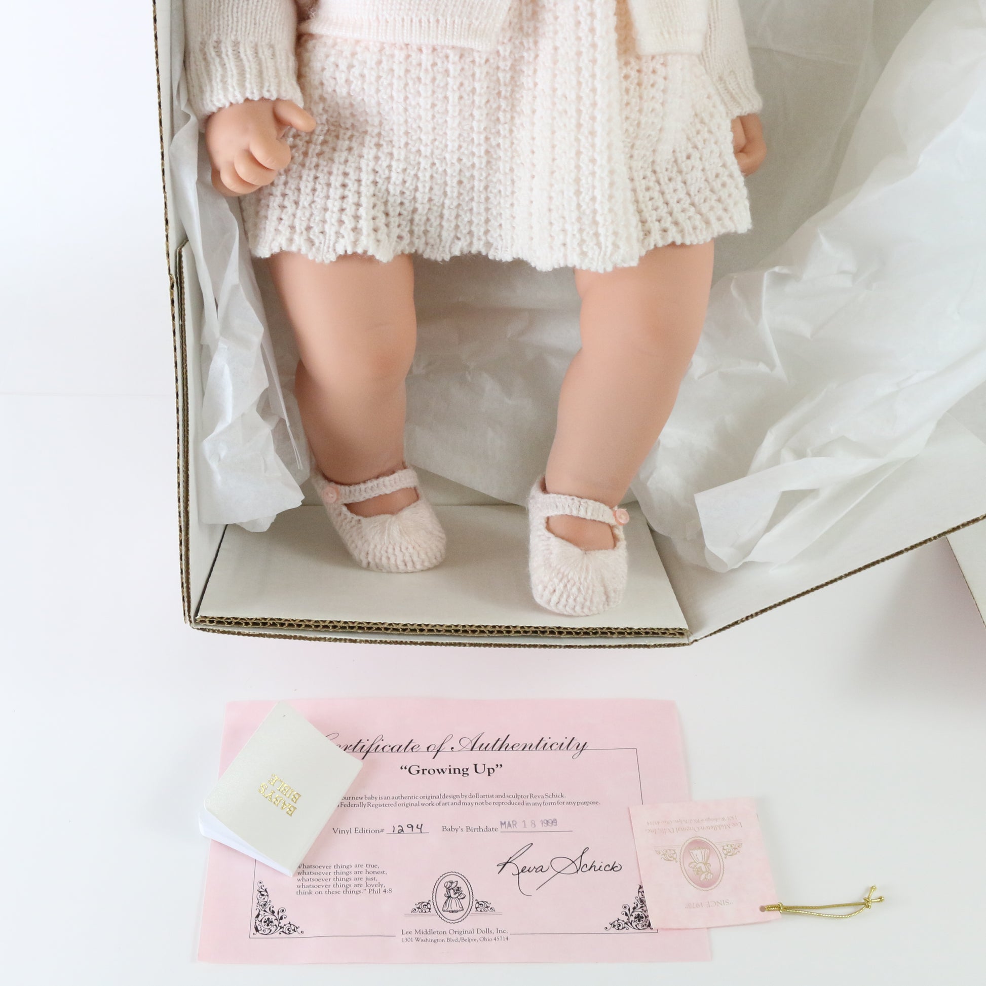 Growing Up Reva Schick 1294 Vinyl Ed Lee Middleton Large 20.5" Doll 00192