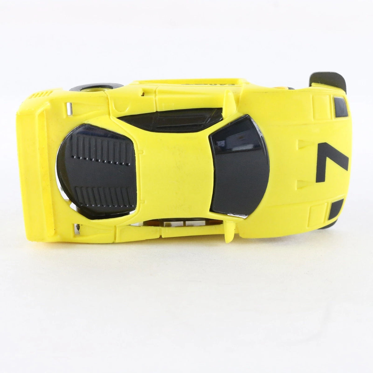 Tyco TCR Ferrari F40GT Yellow Black Slotless HO Slot Car