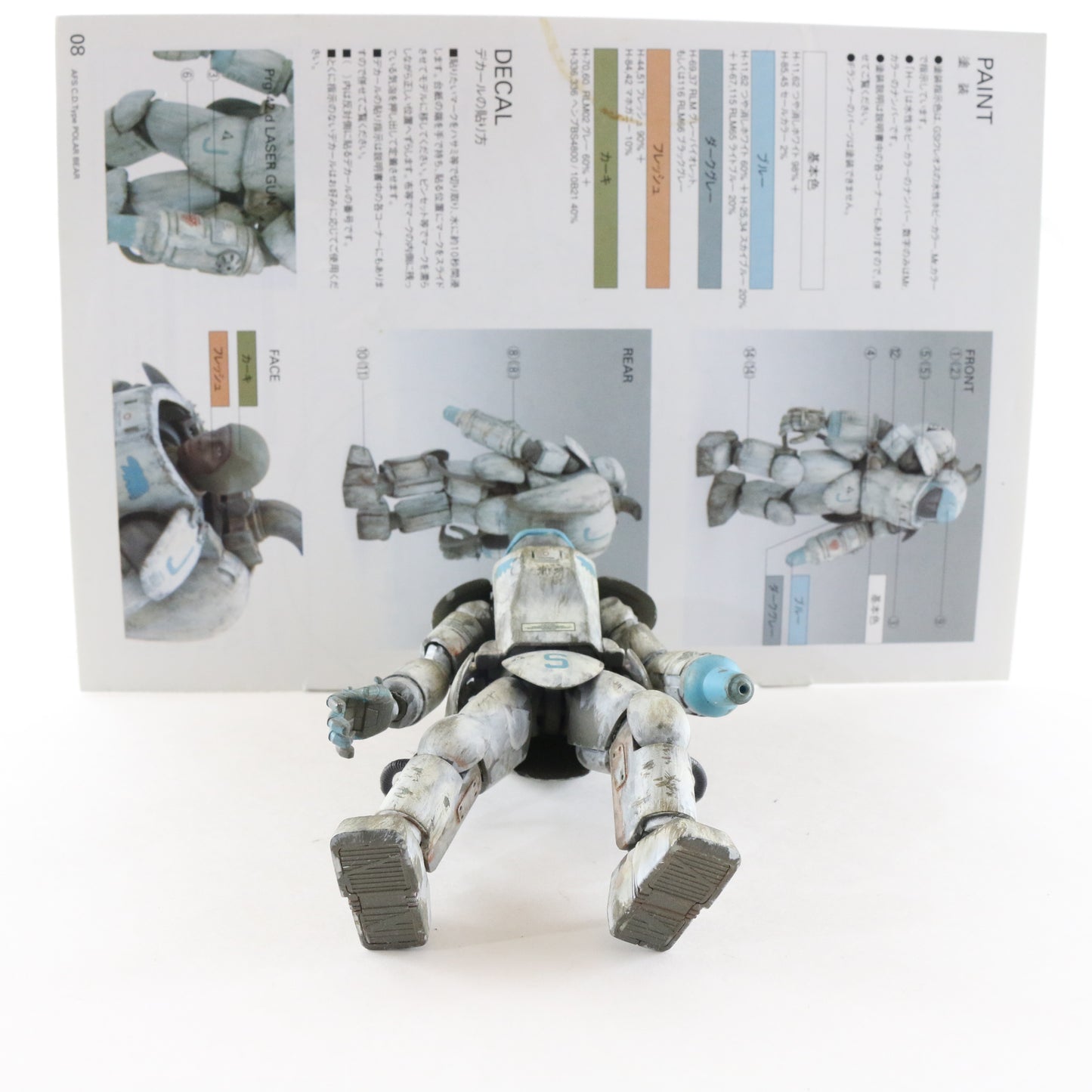 Ma.k Maschinen K Polar Bear Afs Cd Type Wave 1:20 Built Painted Robot Figure