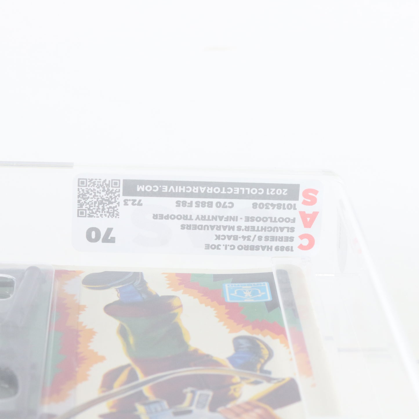 GI Joe Hasbro Footloose Slaughters Marauders 3.75" Figure CAS 70 Graded 1989