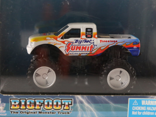 Bigfoot 4x4 Summit White & Flames Monster Truck Columbia Model DC-94-BF