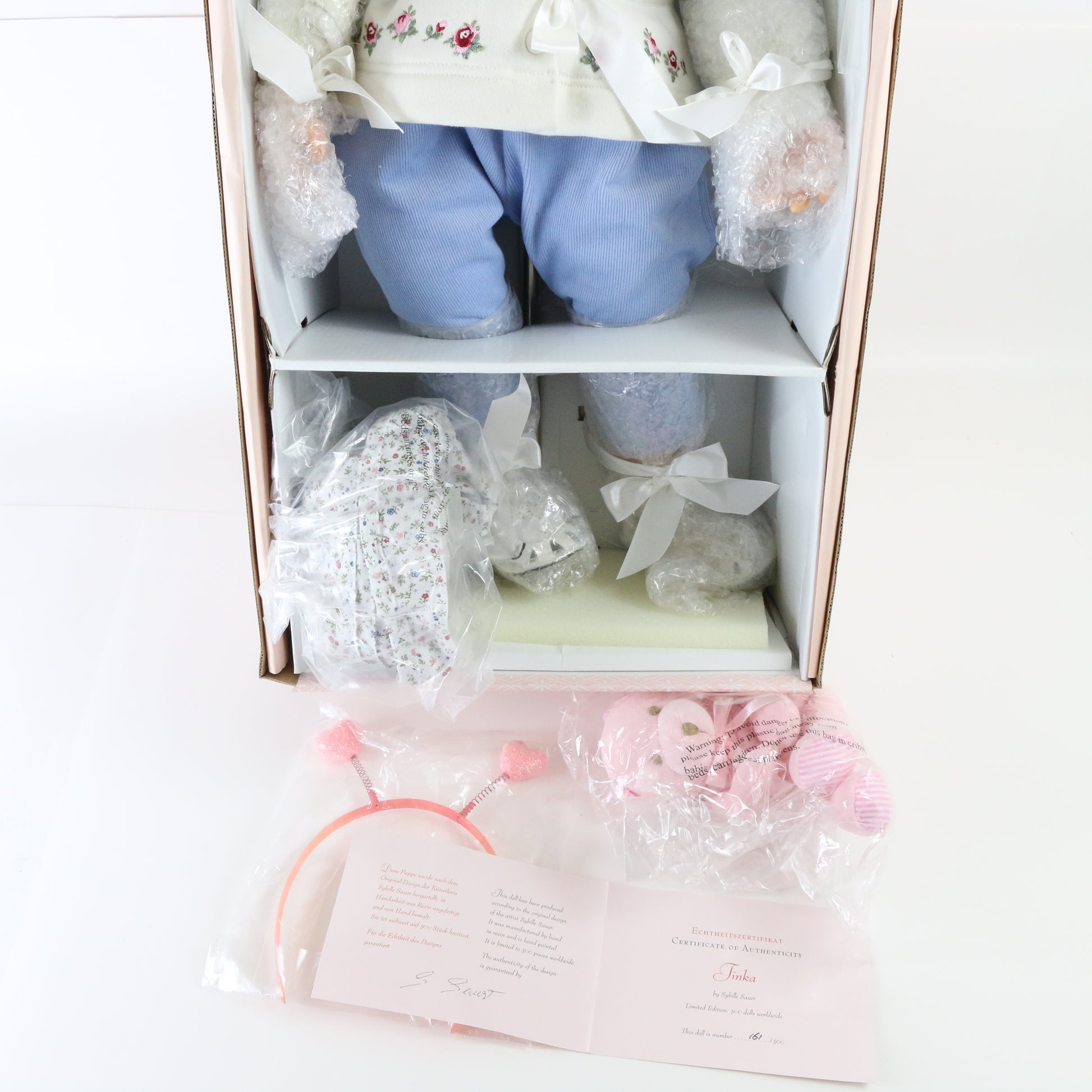 Tinka Sybille Sauer Heart & Soul Large 26" Resin Doll 161/500