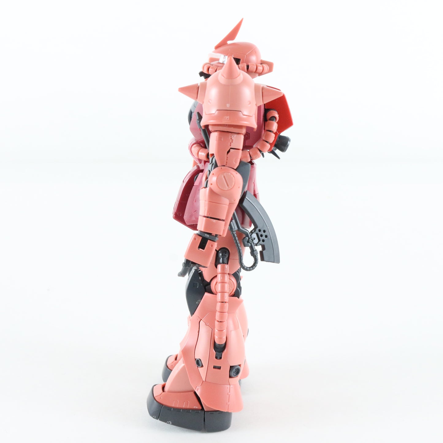 Gundam Ms-06s RG Chars Zaku II Bandai 1/144 Built Mobile Suit Model Figure