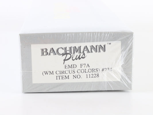 Bachmann Plus HO Western Maryland 234 EMD F7A Diesel Locomotive Sealed