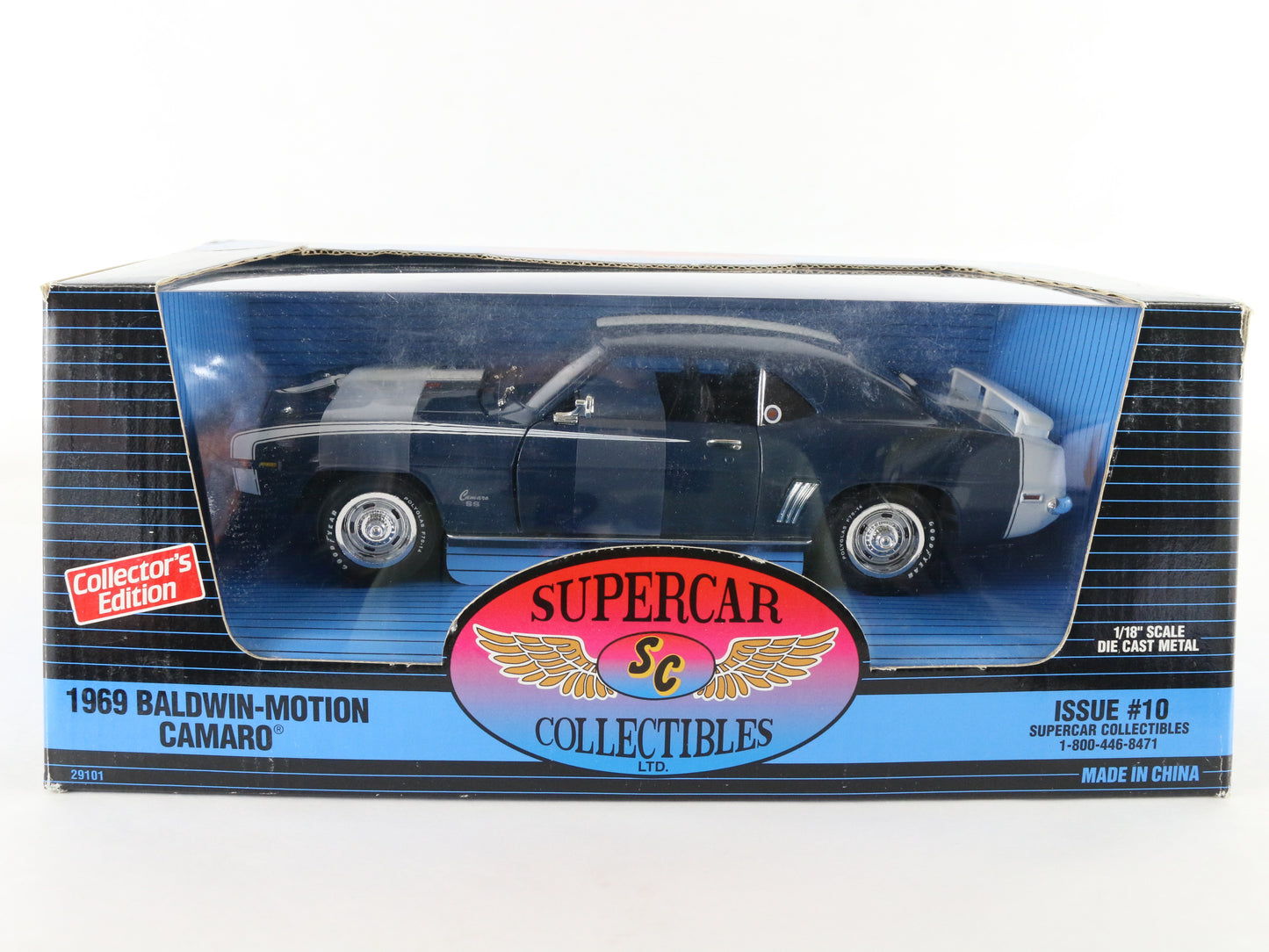 1969 Chevy Camaro Ss427 Baldwin Motion American Muscle Supercar ERTL 1:18 29101