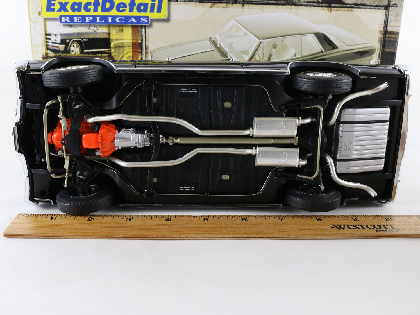 1965 Chevy Chevelle Z16 Black Exact Detail 1:18 Diecast 743/1220 WCC505a LN +Box