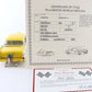 1957 Chevrolet Bel Air Pro Street Hardtop Yellow Danbury Mint 1:24 Model Car