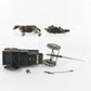 Covered Wagon W/ Horses American Civil War 1:32 Plastic Models 54mm