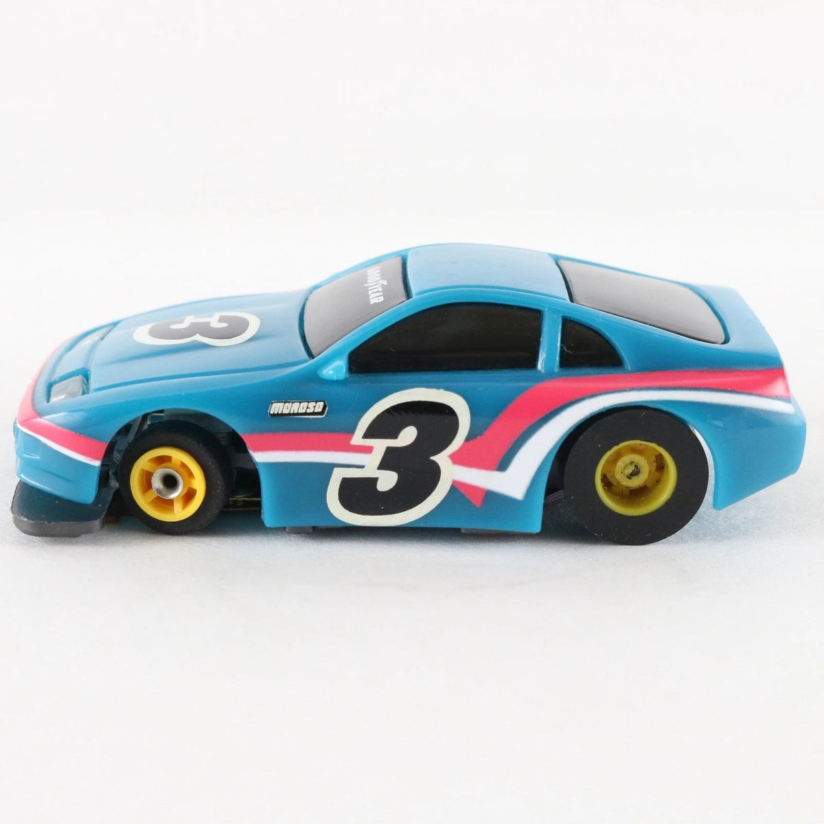 Vintage Tyco TCR Nissan 300 ZX #3 Slotless HO Slot Car WORKING