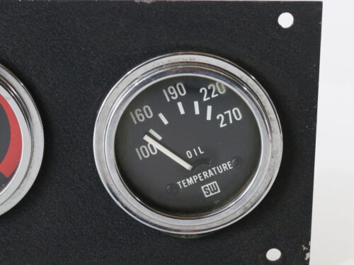 Usg & Stewart Warner Vintage Hot Rod Panel Oil & Convertor Temperature Gauges