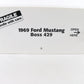 1969 Ford Mustang Boss 429 Black Danbury Mint 1:24 Diecast Model Car