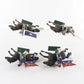 Lot Of 4 Union Confederate Civil War Cavalry Bearers Britains 1:32 Figures