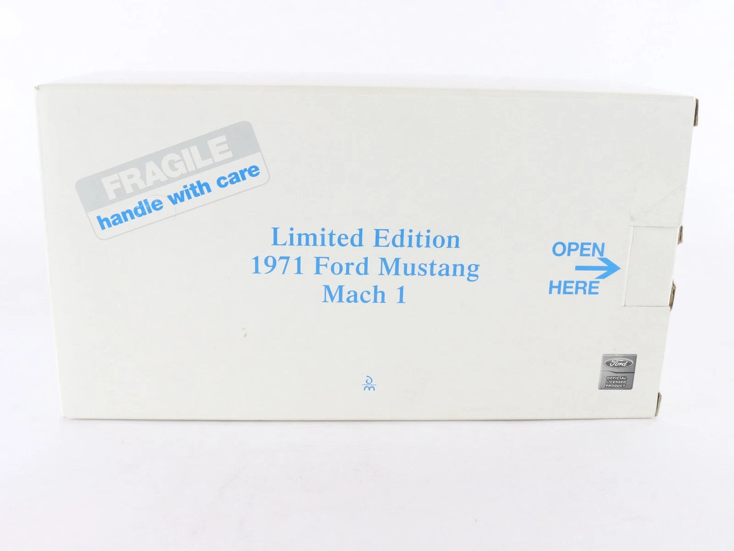 1971 Ford Mustang Fastback Mach 1 Blue #1163/5000 Danbury 1:24 Diecast Model
