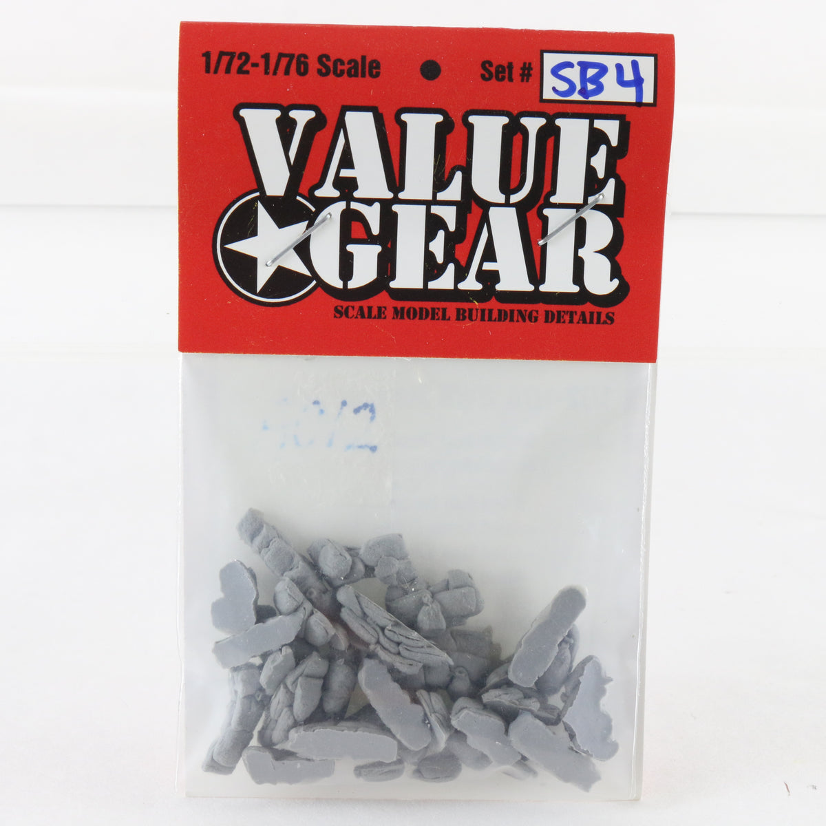 Sand Bag Filler Piles Military Accessories Set Value Gear 1:72-1:76 72SB4 Resin