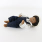 Vintage Sasha Baby Denim Overalls & Hat 11" Doll