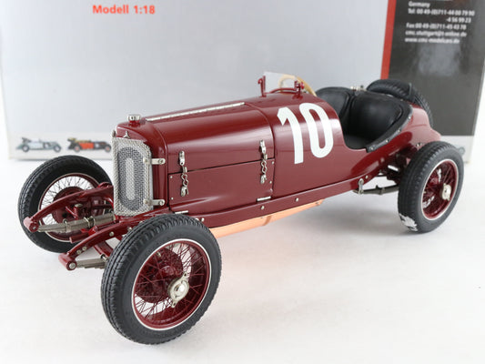 1924 Mercedes Targa Florio Rennwagen #10 Red CMC 1:18 M-048 Model Car