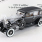 1932 Cadillac V-16 Fleetwood Sedan Black Danbury Mint 1:24 Diecast Car