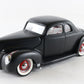 1940 Ford Coupe Vintage Hot Rod Danbury Mint 1:24 Black Model 40DLUX NO BOX