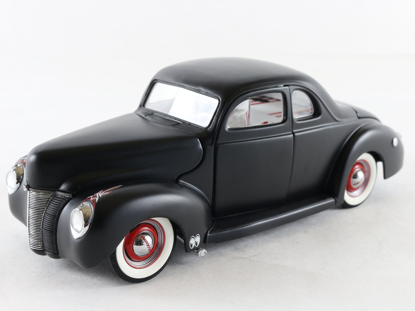 1940 Ford Coupe Vintage Hot Rod Danbury Mint 1:24 Black Model 40DLUX NO BOX