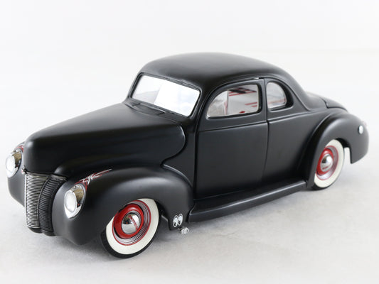 1940 Ford Coupe Vintage Hot Rod Danbury Mint 1:24 Black Model 40DLUX NO BOX