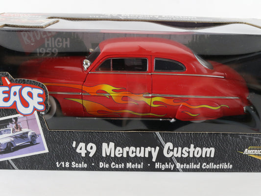 1949 '49 Mercury Custom Grease Movie American Muscle ERTL 1:18 36602 RED FLAMES