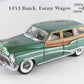 1953 Buick Estate Wagon Green Wood Panel Danbury Mint 1:24 Diecast 