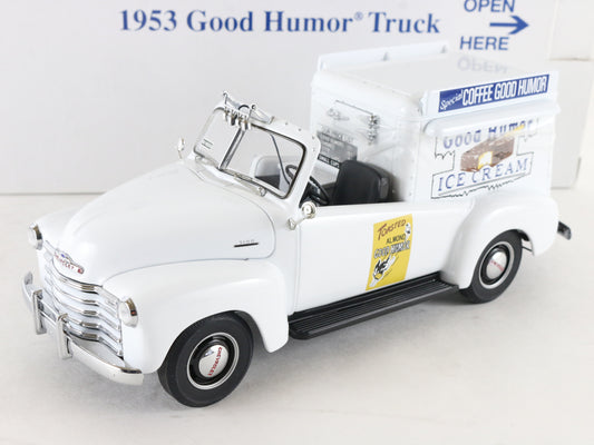 1953 Chevrolet 3100 Half-Ton Good Humor Ice Cream Truck White Danbury 1:24