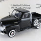 1953 Chevy GMC Pickup Truck Black Limited Danbury Mint 1:24 Diecast 3653/5000