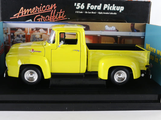 1956 '56 Ford Pickup Truck Yellow American Graffiti ERTL 1:18 Model 36604