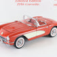 1956 Chevy Corvette Venetian Red & White Limited Danbury Mint 1:24 Diecast 4753