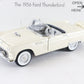 1956 Ford Thunderbird Convertible White Danbury Mint 1:24 Diecast 