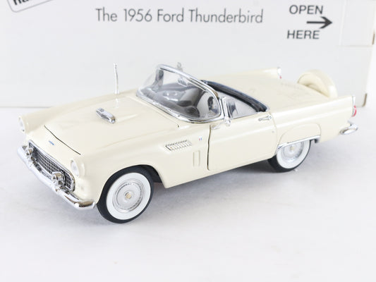 1956 Ford Thunderbird Convertible White Danbury Mint 1:24 Diecast 