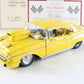 1957 Chevrolet Bel Air Pro Street Hardtop Yellow Danbury Mint 1:24 Model 