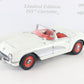 1957 Chevy Corvette Roadster Limited White Silver Danbury Mint 1:24 Diecast 2678